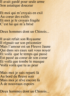 Il avait gardé pour seule